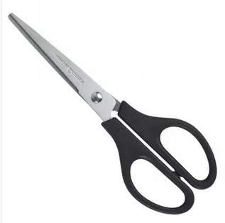 6-Inch Plastic Handle Scissors Lightweight, Sharp Blades for School, Office &