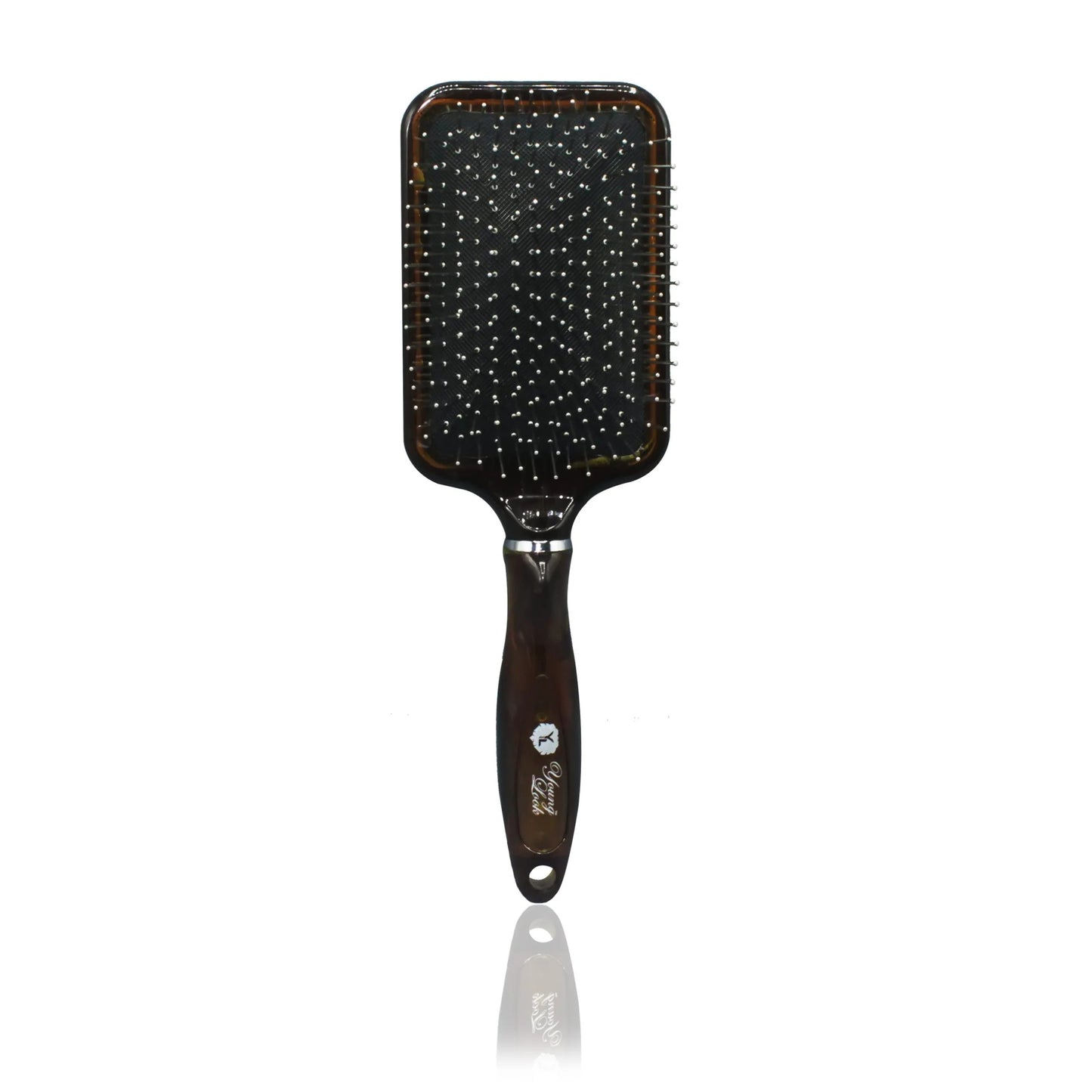 01 PCs - Paddle Hair Brush with Scalp Massager Wooden-Style Handle,