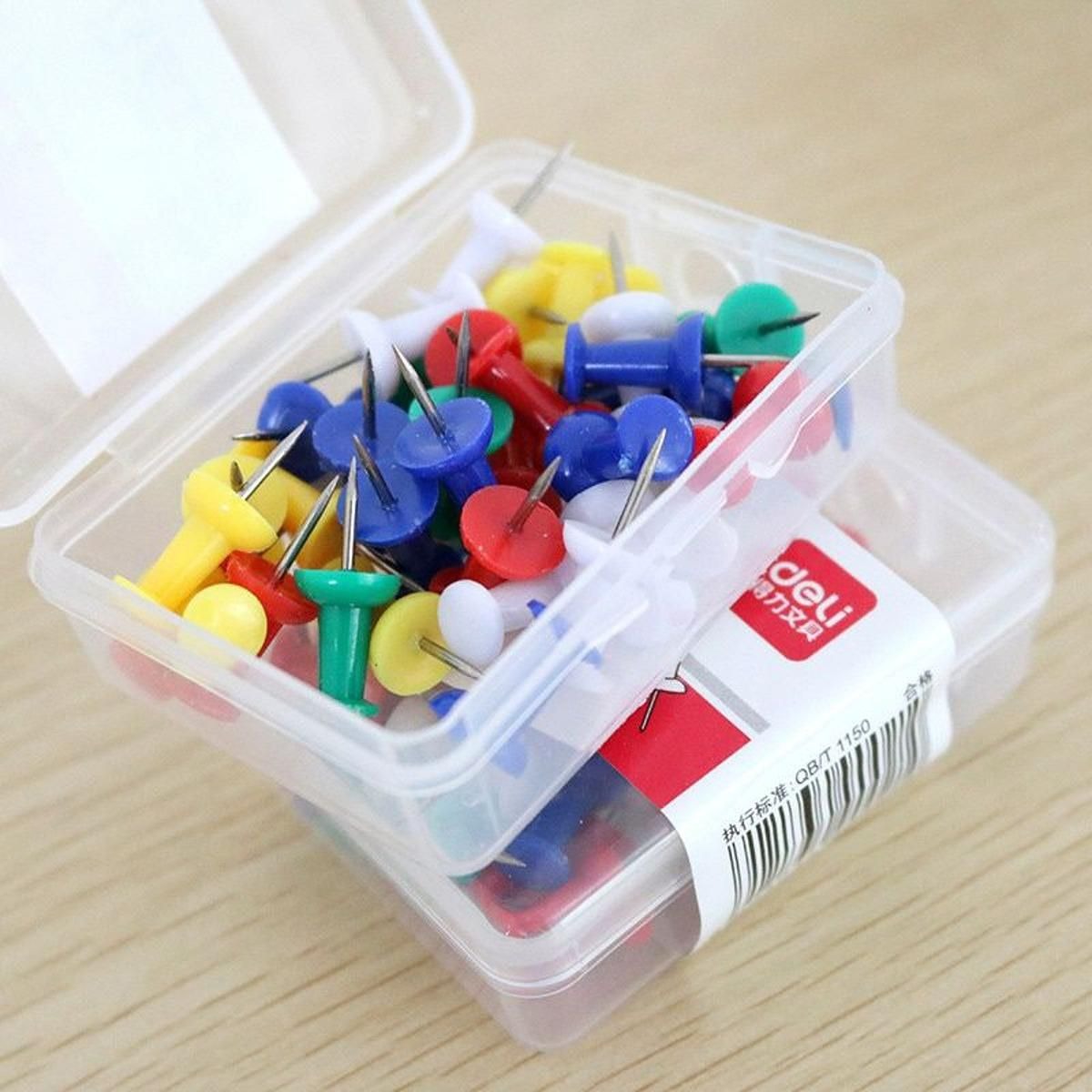Colored Push Pins (Pack of 35 Pcs)