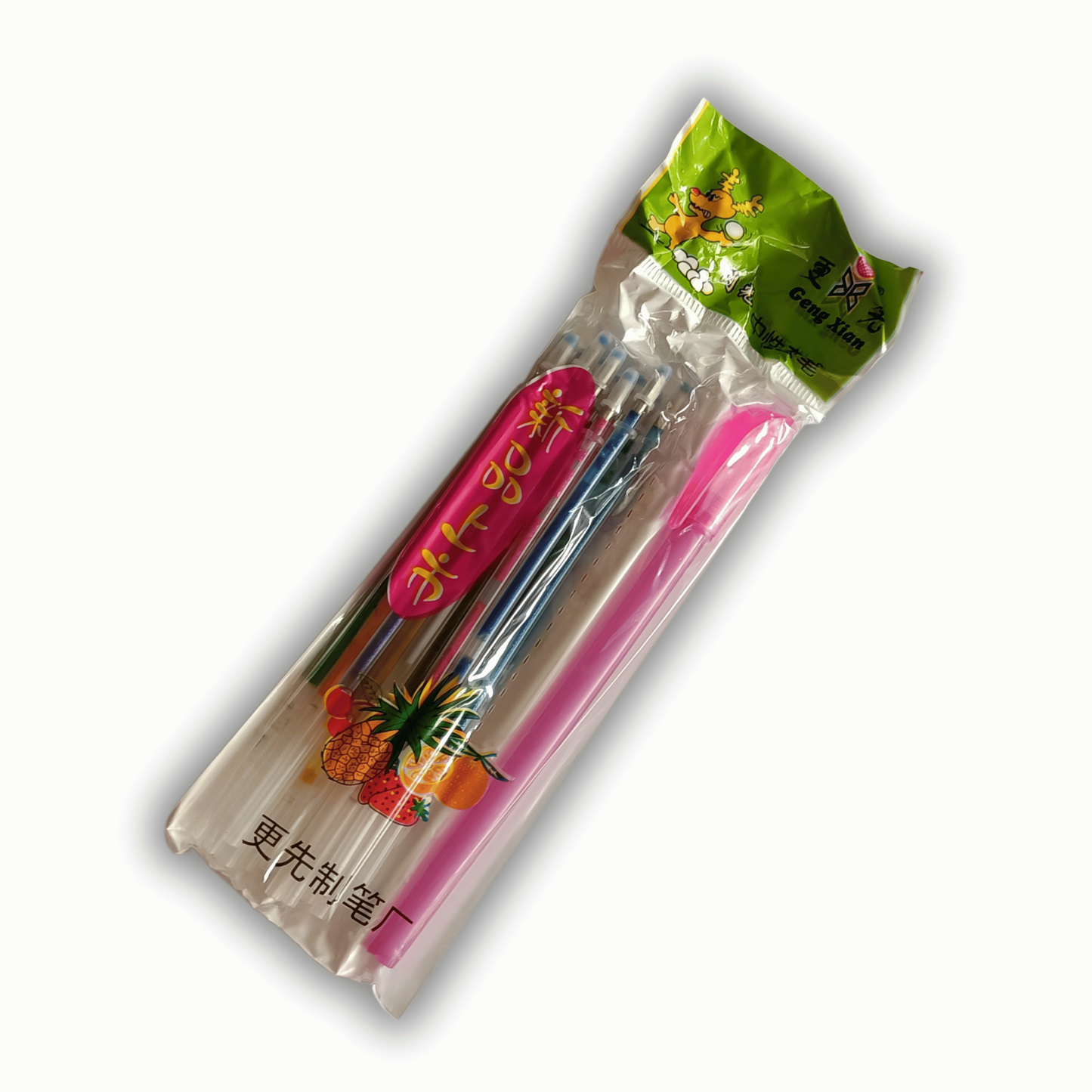 Glitter Gel Pen Refills Set 5 Multi-Colored Metallic Ink Refills for