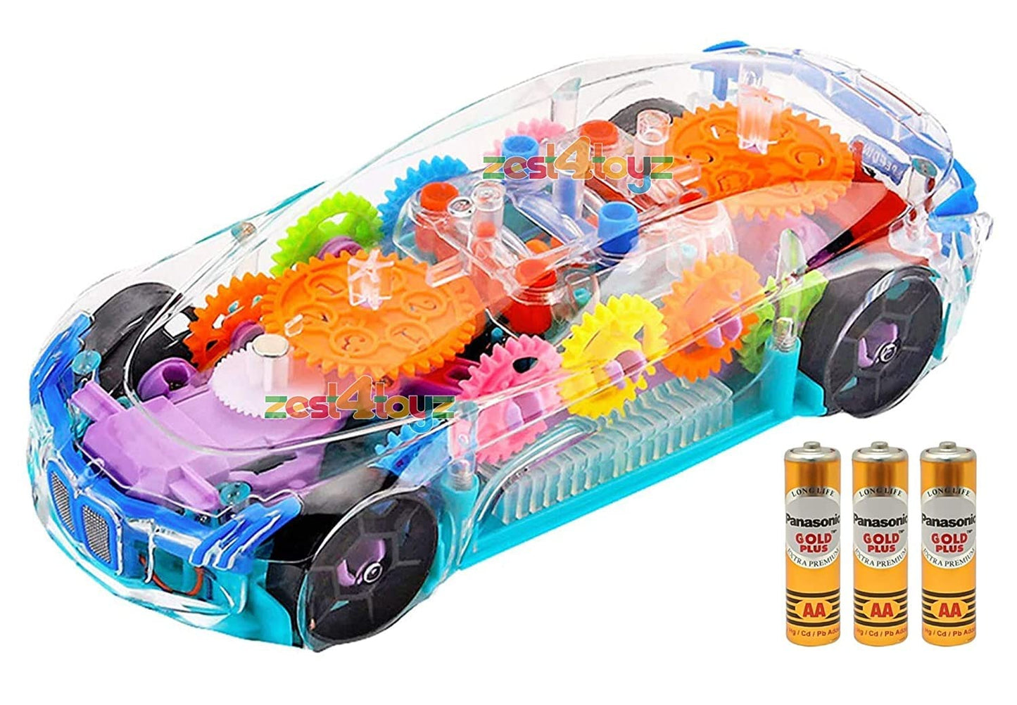 360° Rotating Future Musical Car Toy with Lights For Kids, Boys