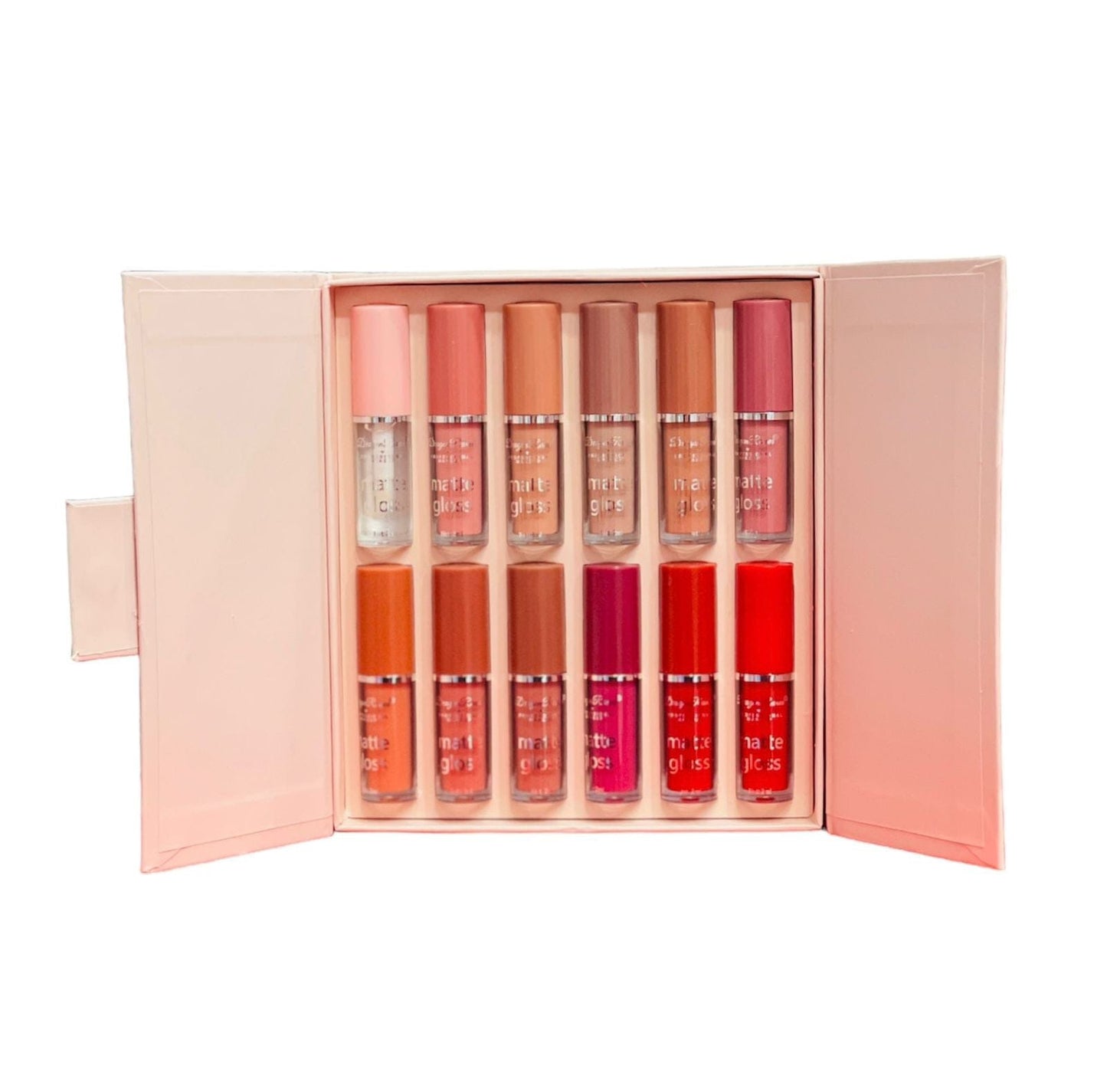Mocallure 12-Piece High Pigment Lip Gloss Set Long-Lasting, Vibrant Shades