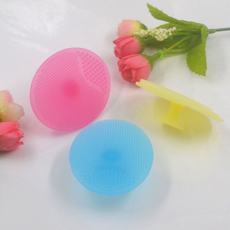 Soft Silicone Face Cleansing Brush Pad Gentle Facial Washing & Exfoliating