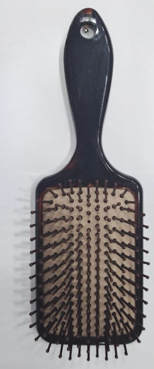 01 PCs - Paddle Hair Brush with Scalp Massager Wooden-Style Handle,