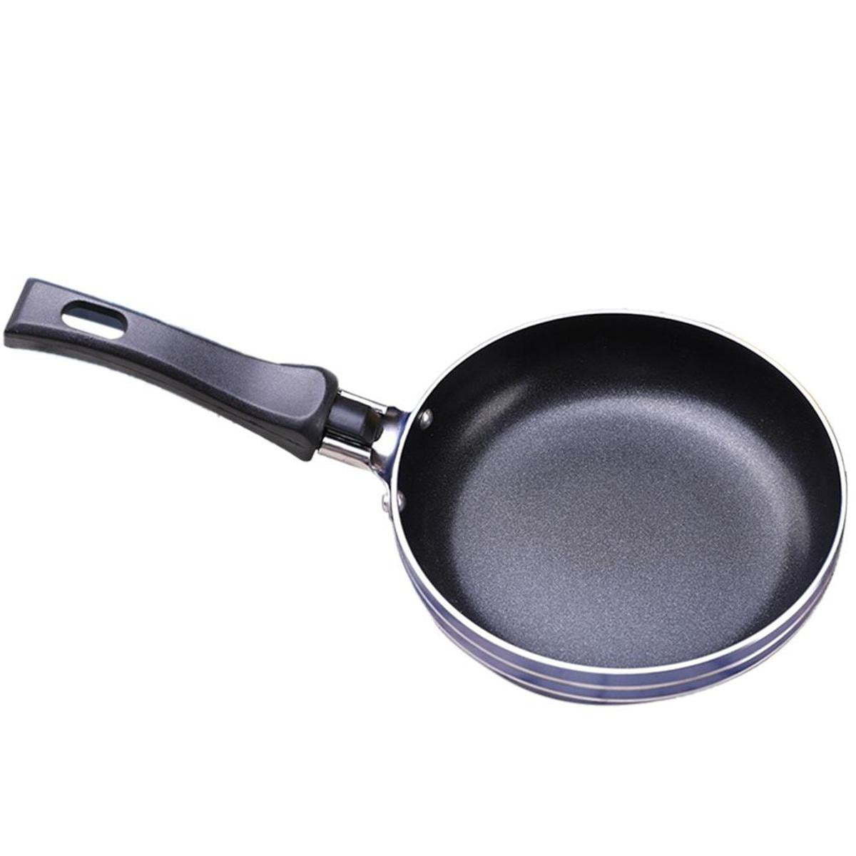 Frying Pan Mini Thick Non-stick Flat Pan Stainless Steel Pancake Fryer Kitchen