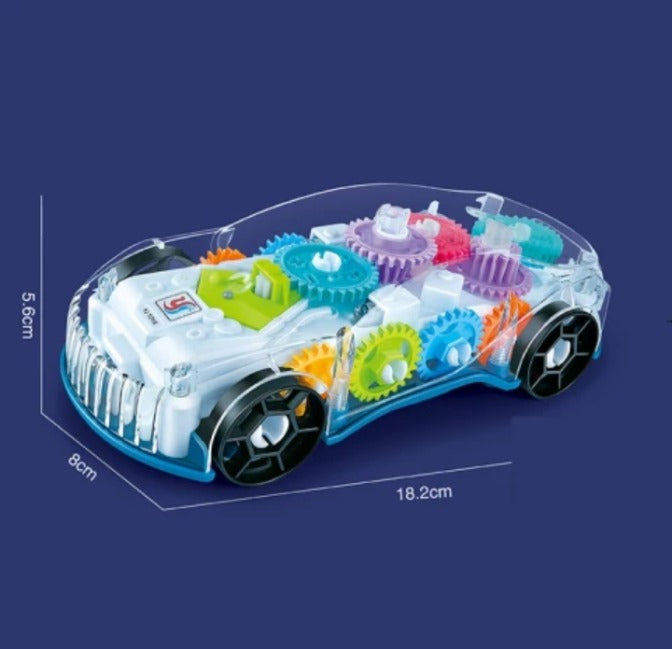360° Rotating Future Musical Car Toy with Lights For Kids, Boys