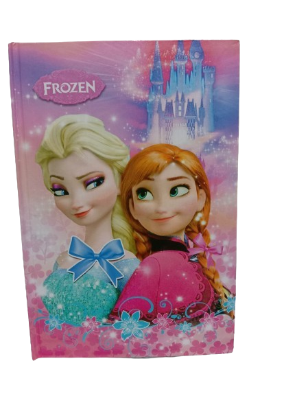 Princess, Frozen & Sofia Cover Fancy Lock Spiral Binding Diary Medium
