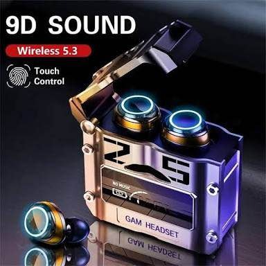 M25 Bluetooth 5.3 Wireless Earbuds HiFi Sound, LED Battery Display, 40