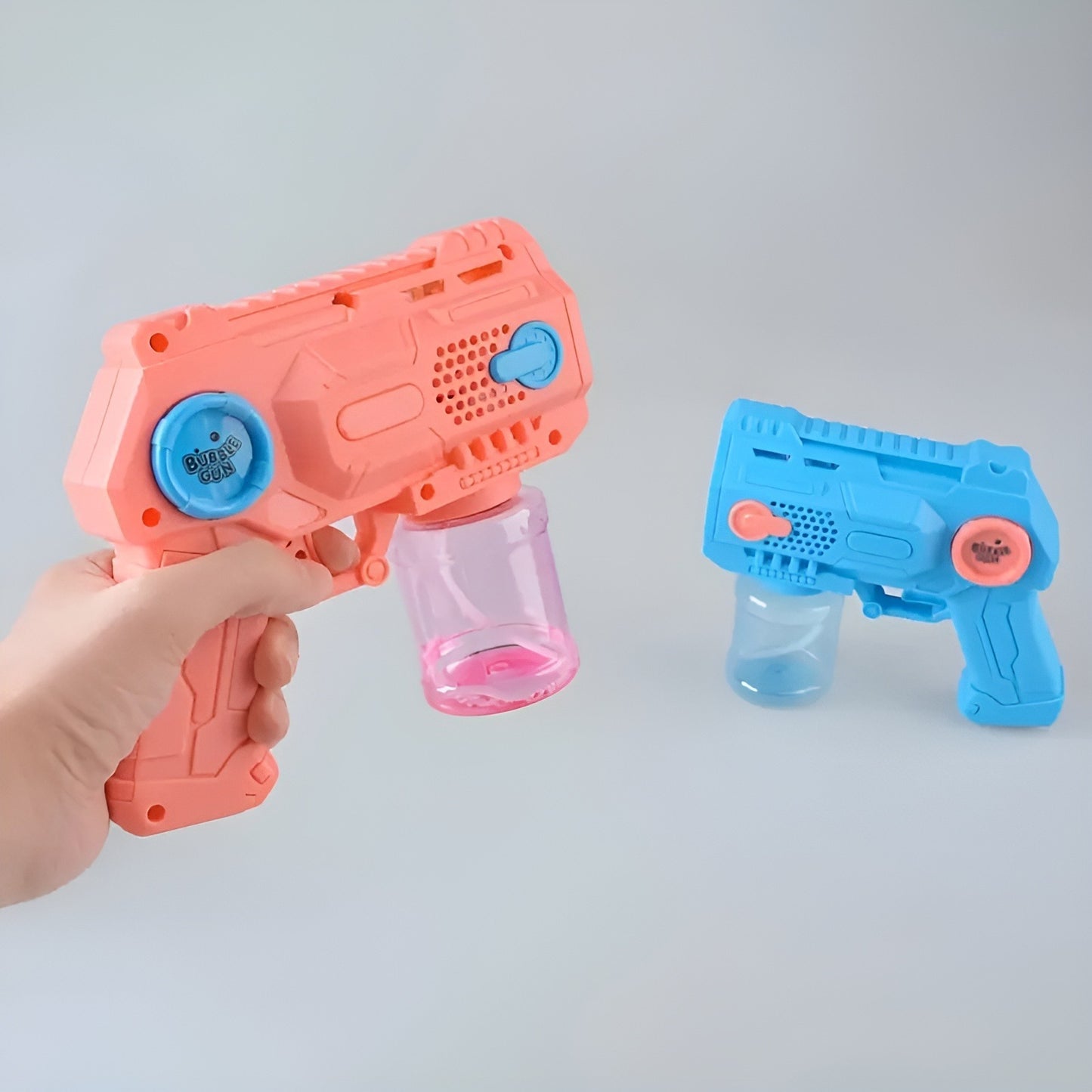 Children’s Handheld Porous Electric Bubble Gun with Lights & Music Automatic