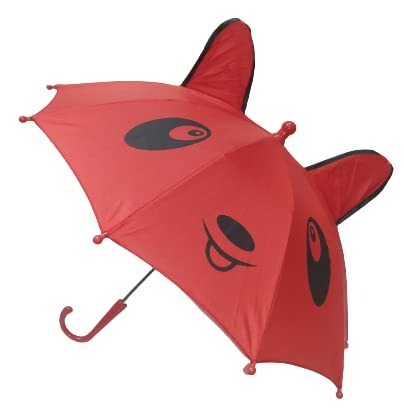 Small Kids Cartoon Umbrella Multicolor, Random Shape & Design, Lightweight &