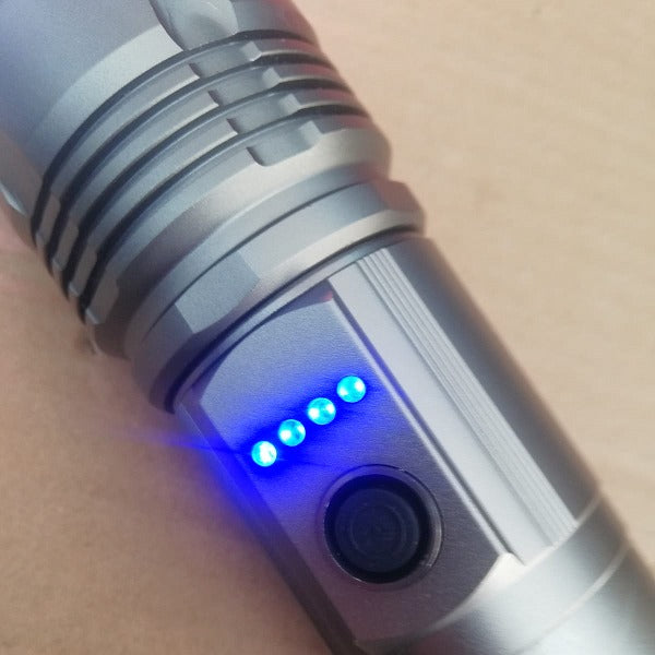 Tactical LED Flashlight Kit SP-38-1 Rechargeable High Power Torch with 3x18650