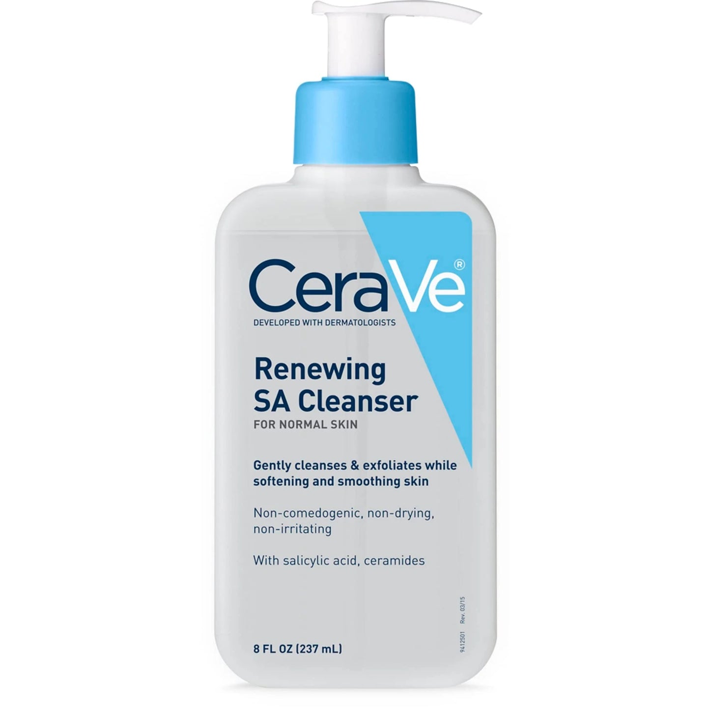 CeraVe Renewing SA Cleanser And Hydrating Cleanser with Salicylic Acid & Ceramides