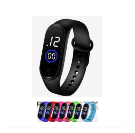 Latest M4 LED Watch Digital Sports Bracelet for Boys & Girls