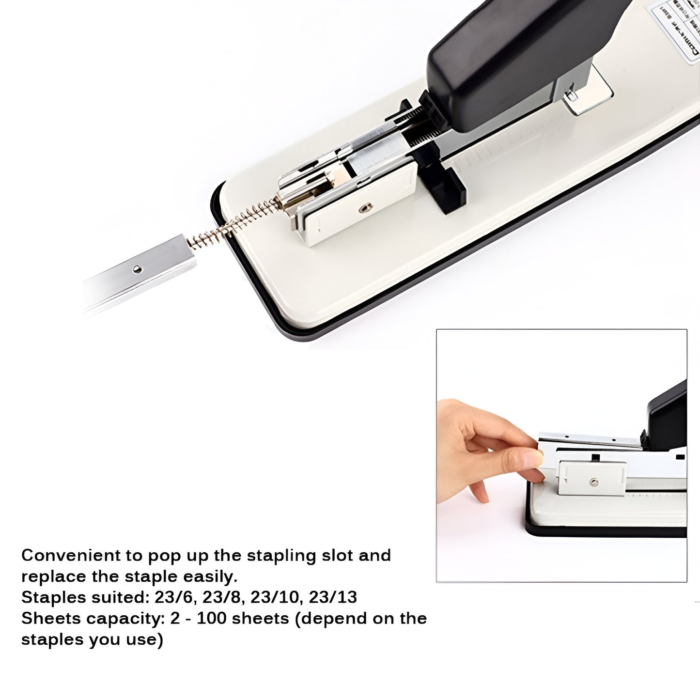 Heavy Duty Stapler Machine Staples 100, 150 & 200 Sheets, Metal