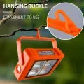 Outdoor Portable LED Solar Floodlight Rechargeable 500W Spotlight Lantern for Camping,