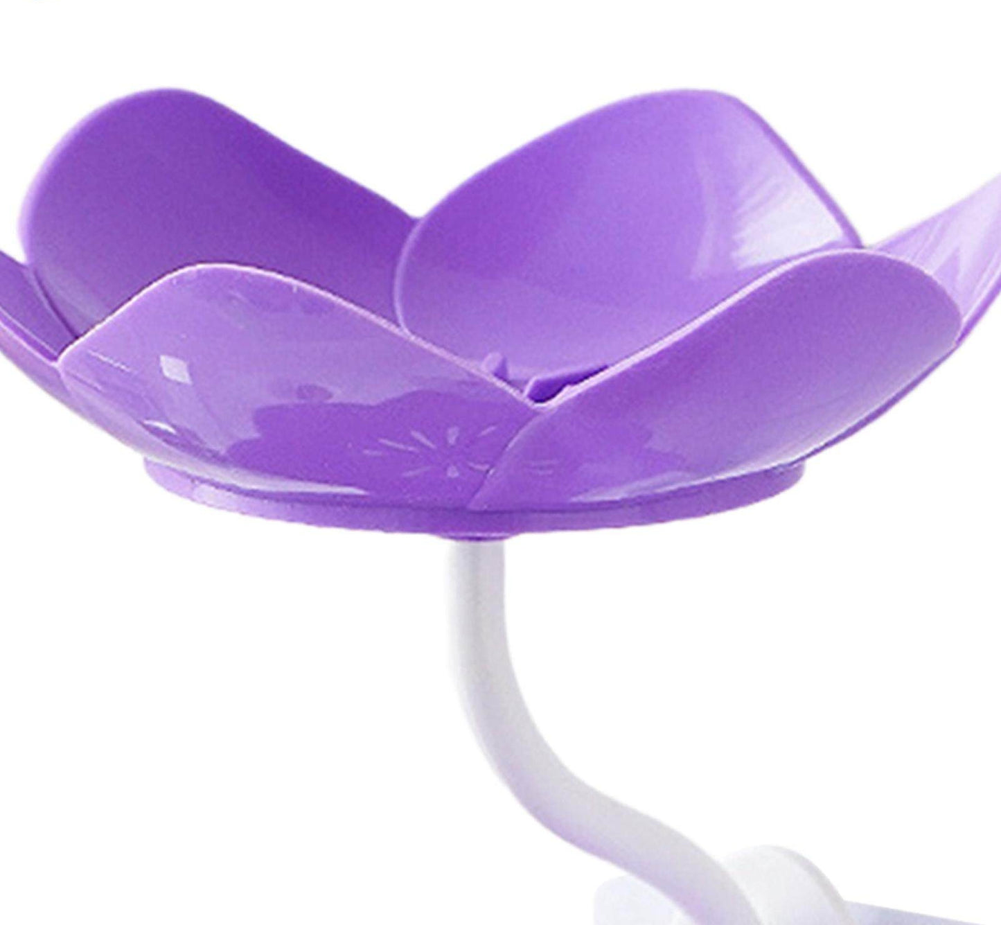 Lotus Flower Wall-Mounted Soap Holder Self-Draining Bathroom & Kitchen Organizer