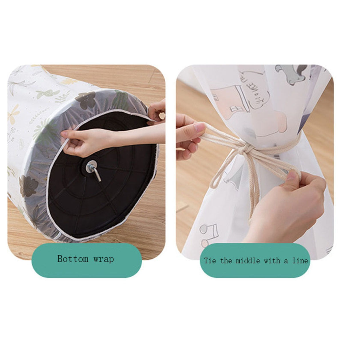 High Quality Dustproof All-inclusive Electric Fan Dust Cover Household Floor Fan Cover