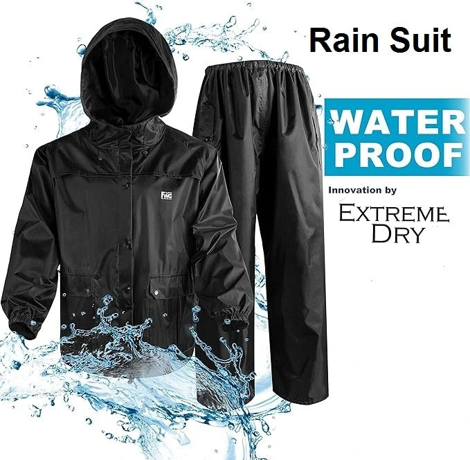Ultimate Rain Protection: Waterproof Jacket & Pant Set - Lightweight & Durable