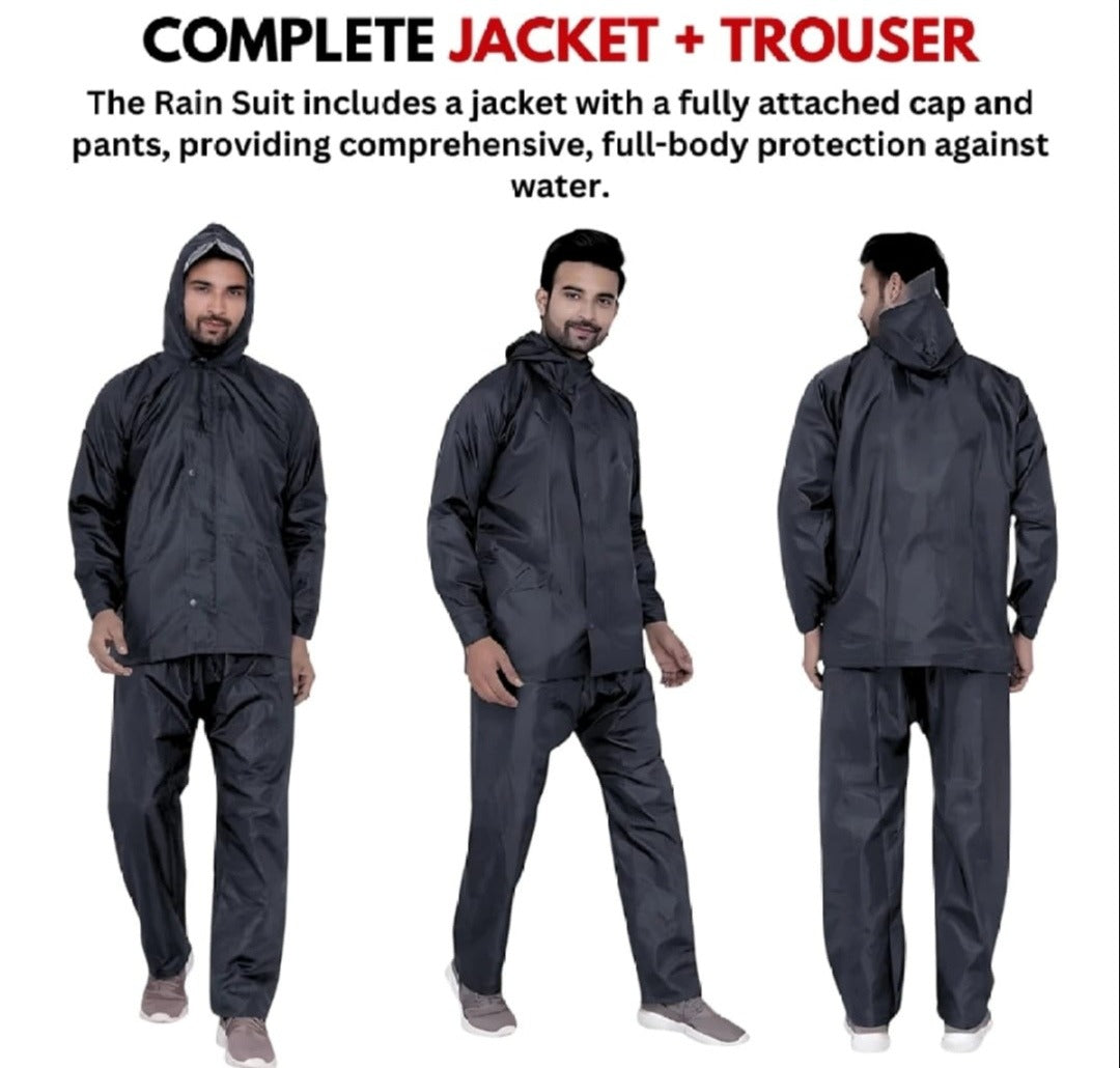 Ultimate Rain Protection: Waterproof Jacket & Pant Set - Lightweight & Durable