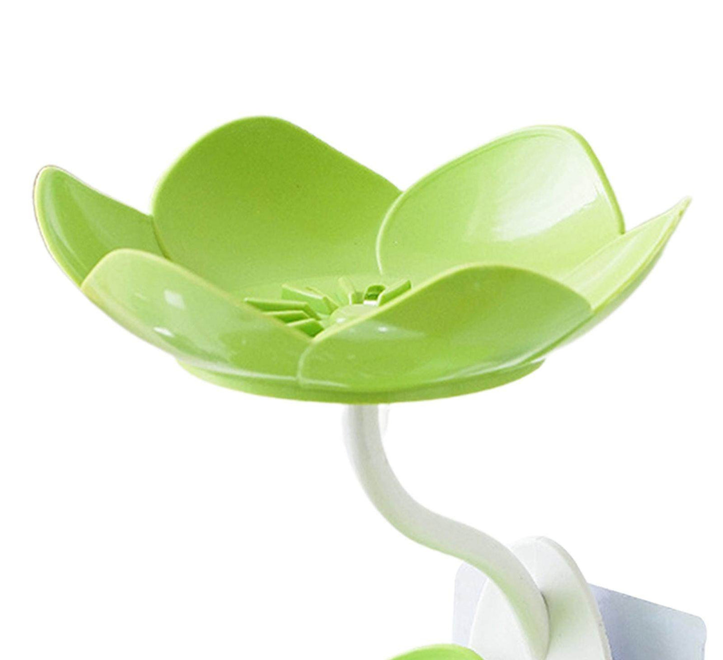Lotus Flower Wall-Mounted Soap Holder Self-Draining Bathroom & Kitchen Organizer