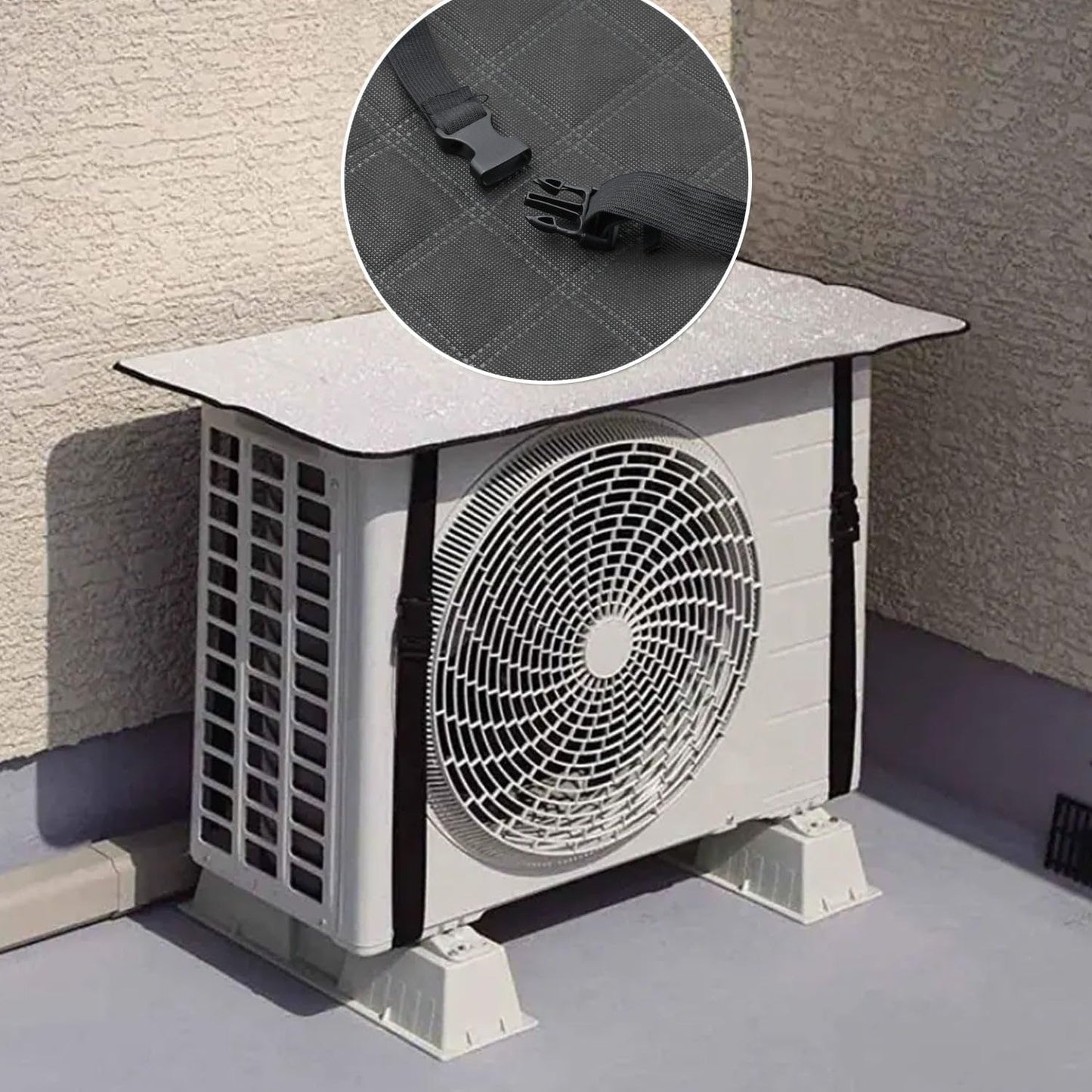 Ac Outdoor Unit Protector Heat Insulation Sunlight Shade Protector from Dust &