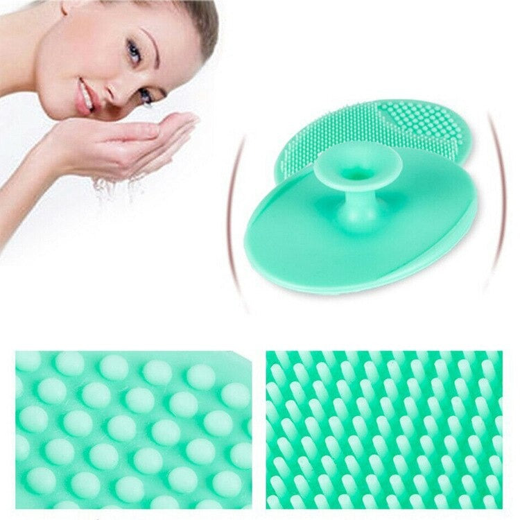 Soft Silicone Face Cleansing Brush Pad Gentle Facial Washing & Exfoliating