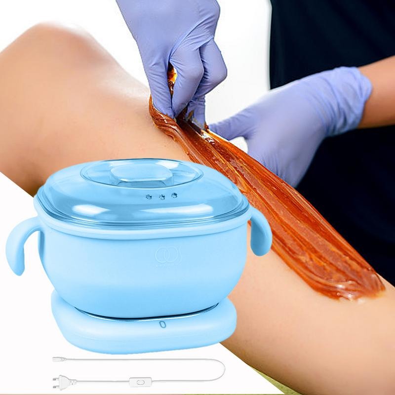 Portable Foldable 400ML Silicone Wax Warmer Travel-Friendly Hair Removal Heater for