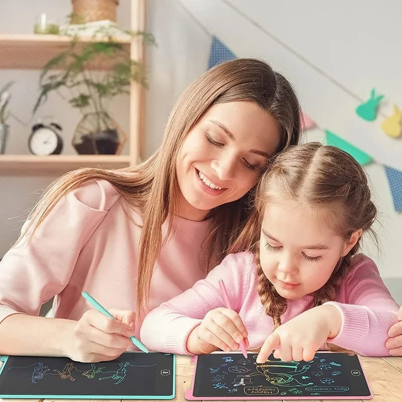 Multi-Color LCD Writing Tablet | Multi-Color Digital Drawing Pad | Erasable E-Writer