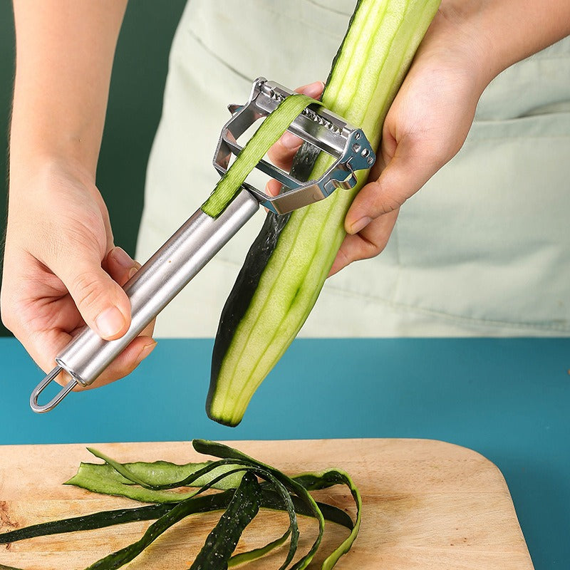 1 Set Stainless Steel Peeler & Slicer Multi-Function Vegetable & Fruit