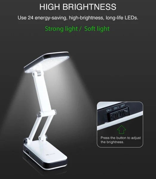 DP Led Light Rechargeable and Fashionable Folding Design SMD LED Desk Lamp