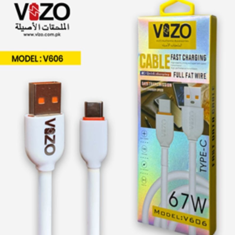 V606 Type-C Fast Charging Cable | Best Quality Vizo Cable | Type