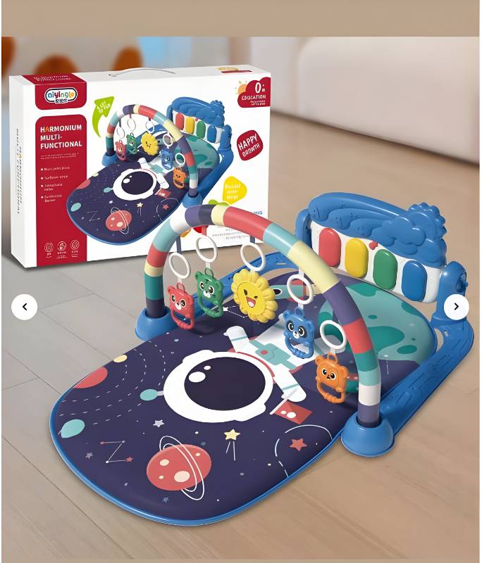 Kids Musical Piano Gym Mat With Music & Lights - (Imported) (random