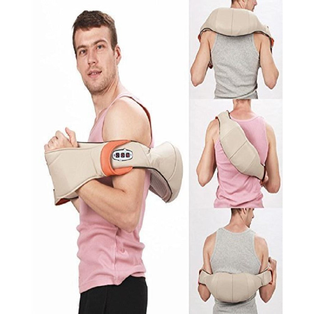 Neck and Back Massager With Handle - Premium Quality Pain Relief
