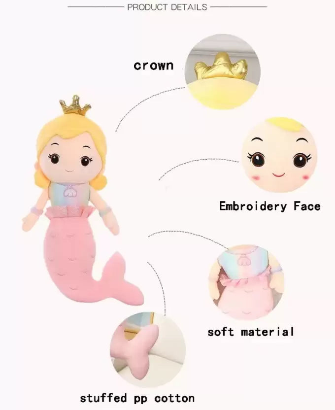 Mermaid Plush Toy | Super Soft Stuffed Plush toy for Kids Baby