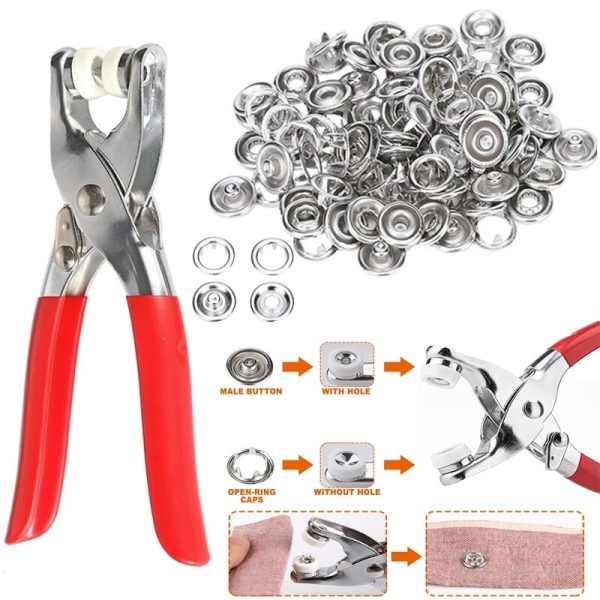 Metal Button Press Tool For All Cloths | Tich Button Press