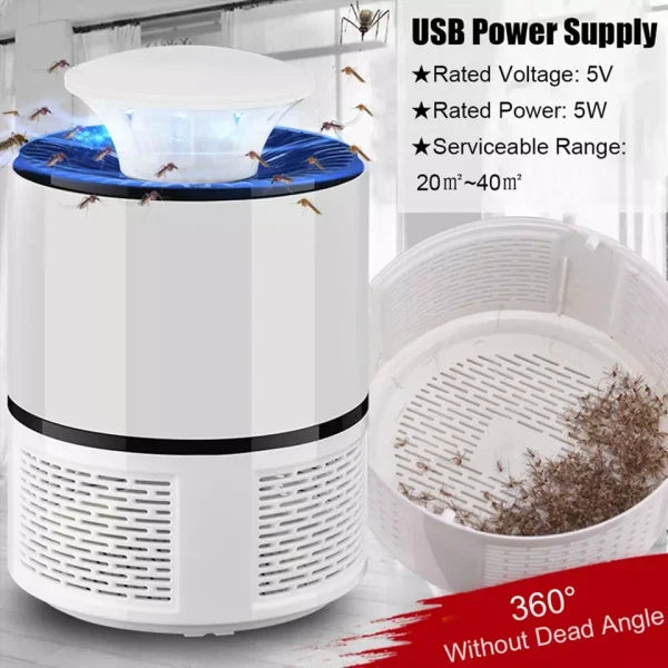 Mosquito Trap with Killer Lamp | Eco Friendly Chemical Free USB Connected