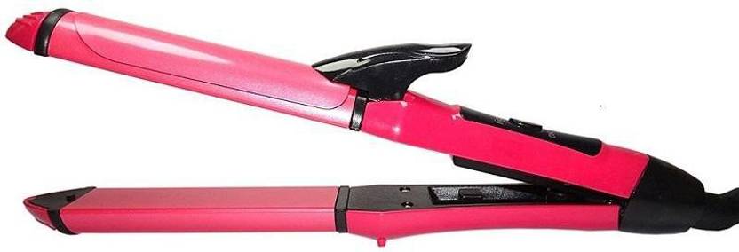 2-in-1 Nova Hair Straightener and Curler Dual-Use Styling Tool with Quick