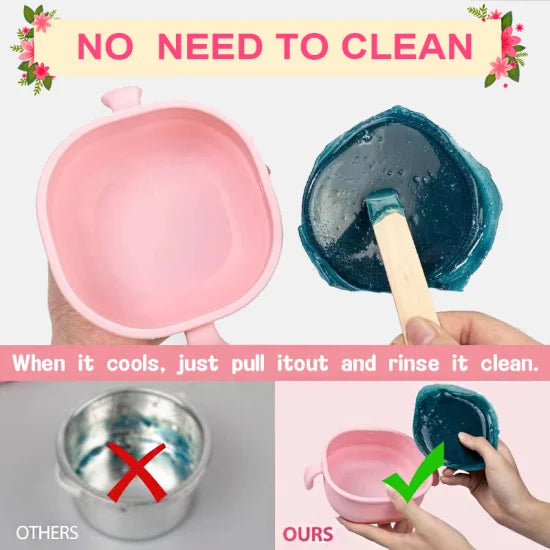 Portable Silicone Wax Warmer / Wax Heater Machine Hot Pot Hot