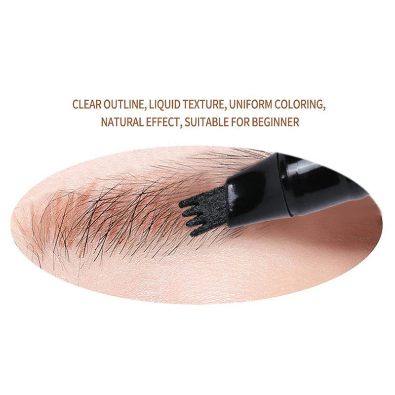 MISS ROSE Liquid Waterproof Eyebrow Pen (0.3 brown color)