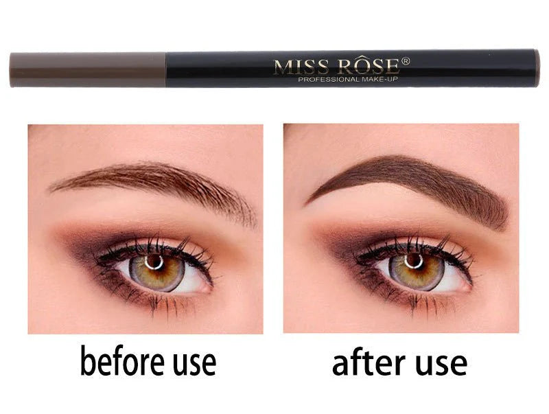 MISS ROSE Liquid Waterproof Eyebrow Pen (0.3 brown color)