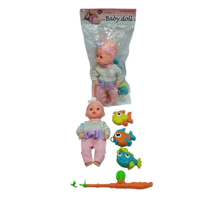 Baby Doll WIth Fishing Set | Baby Doll With Fishing Set For