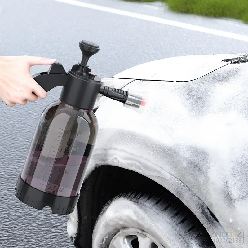 Hand Pump Foam Car Wash Sprayer Bottle Air Pressure Sprayer Car Cleaning