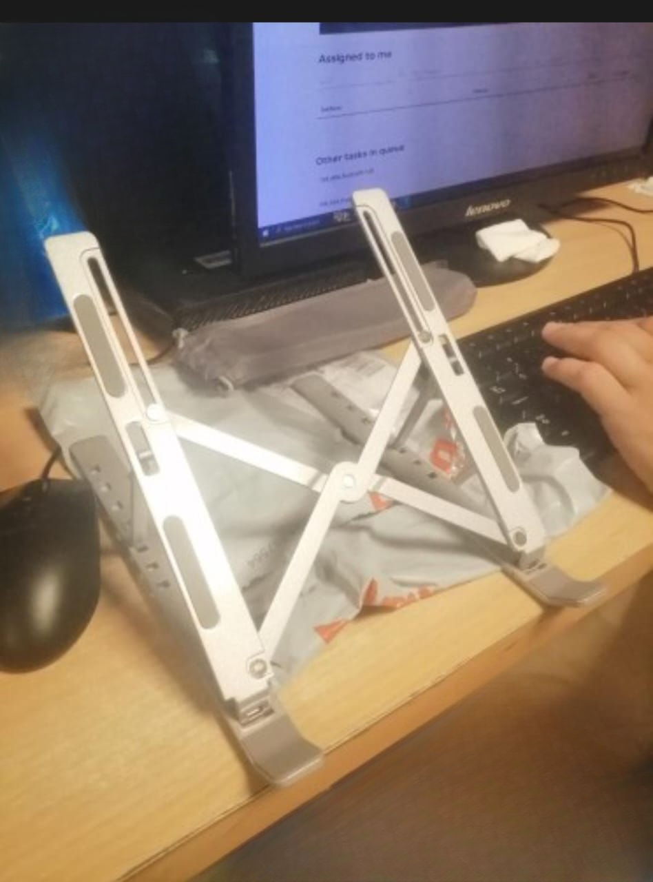 Laptop Stand Creative Folding Storage Bracket Fiber Plastic