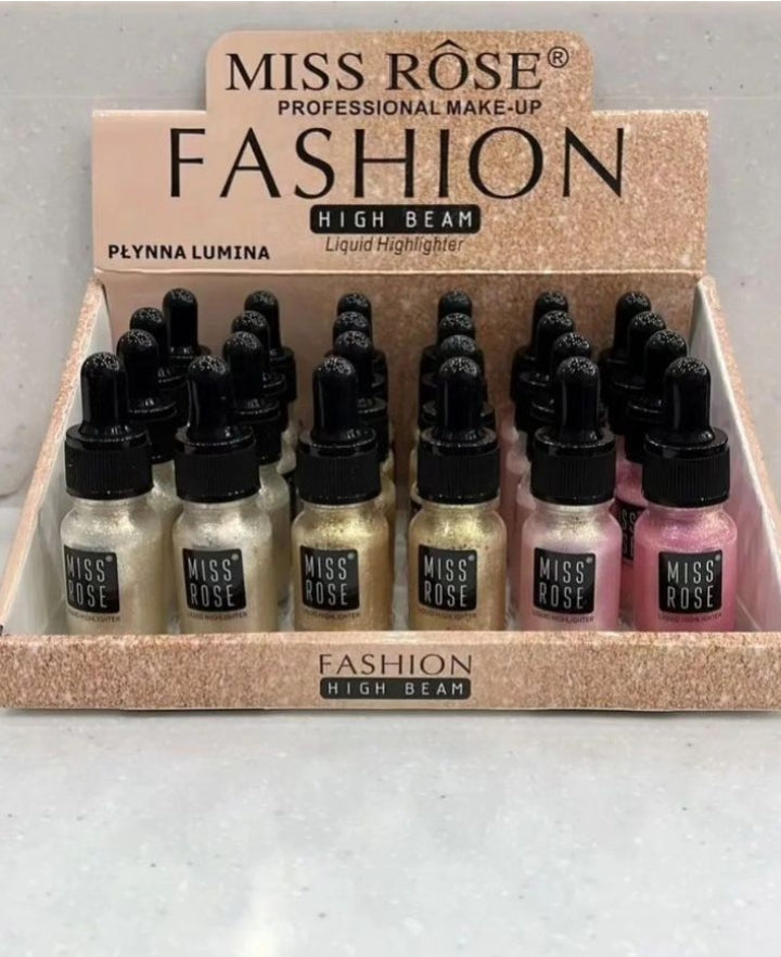 1 Piece Miss Rose High Beam Liquid Highlighter Radiance in Every