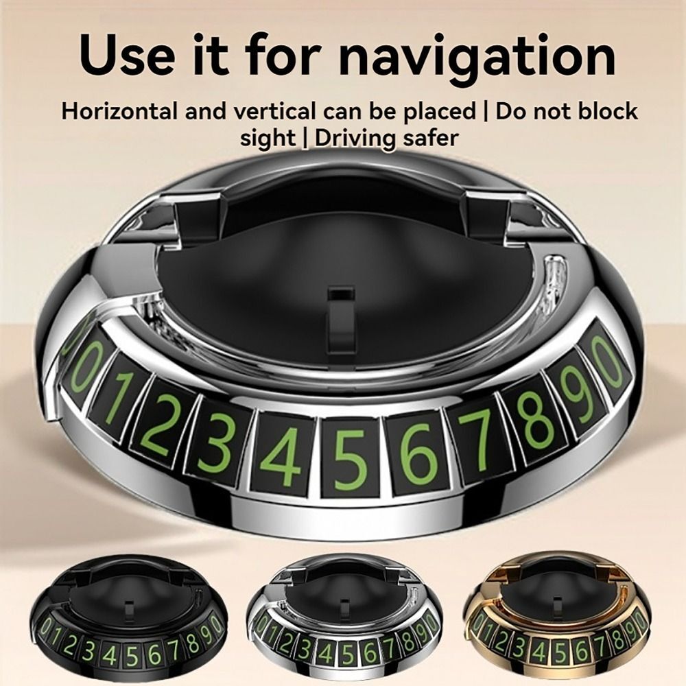 2 in 1 Dashboard Car Phone Holder with Navigation Bracket - 360°