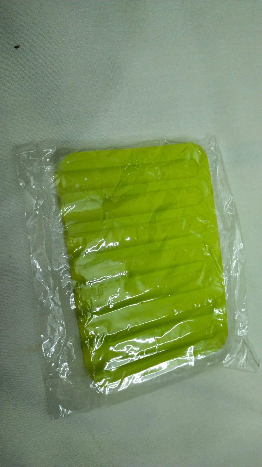 Silicone soap dish Drainer Tray (Green)