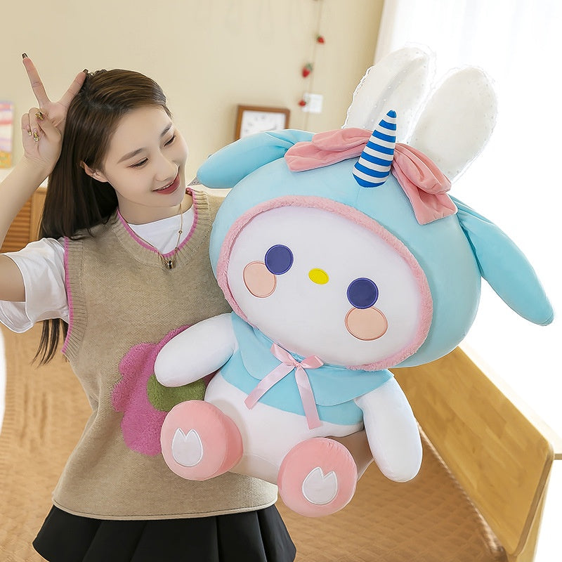 Dino Flower Rabbit Cat Elf Plush Toy Shade Stuff Doll Cute Girl