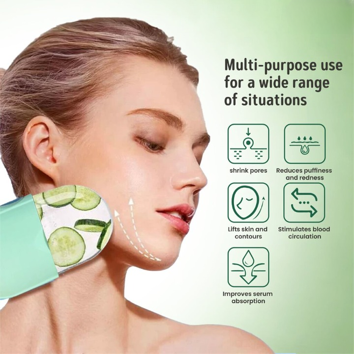 Silicone Cleansing Ice Lattice | Ice Roller Facial Massage | Ice Cube