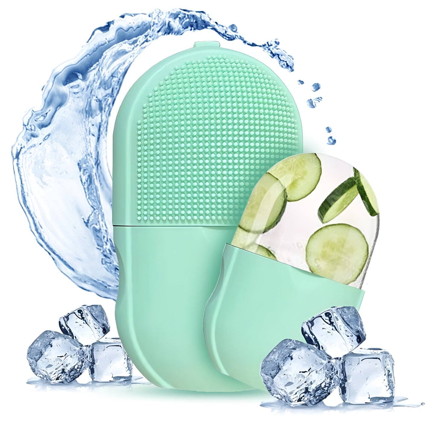 Silicone Cleansing Ice Lattice | Ice Roller Facial Massage | Ice Cube