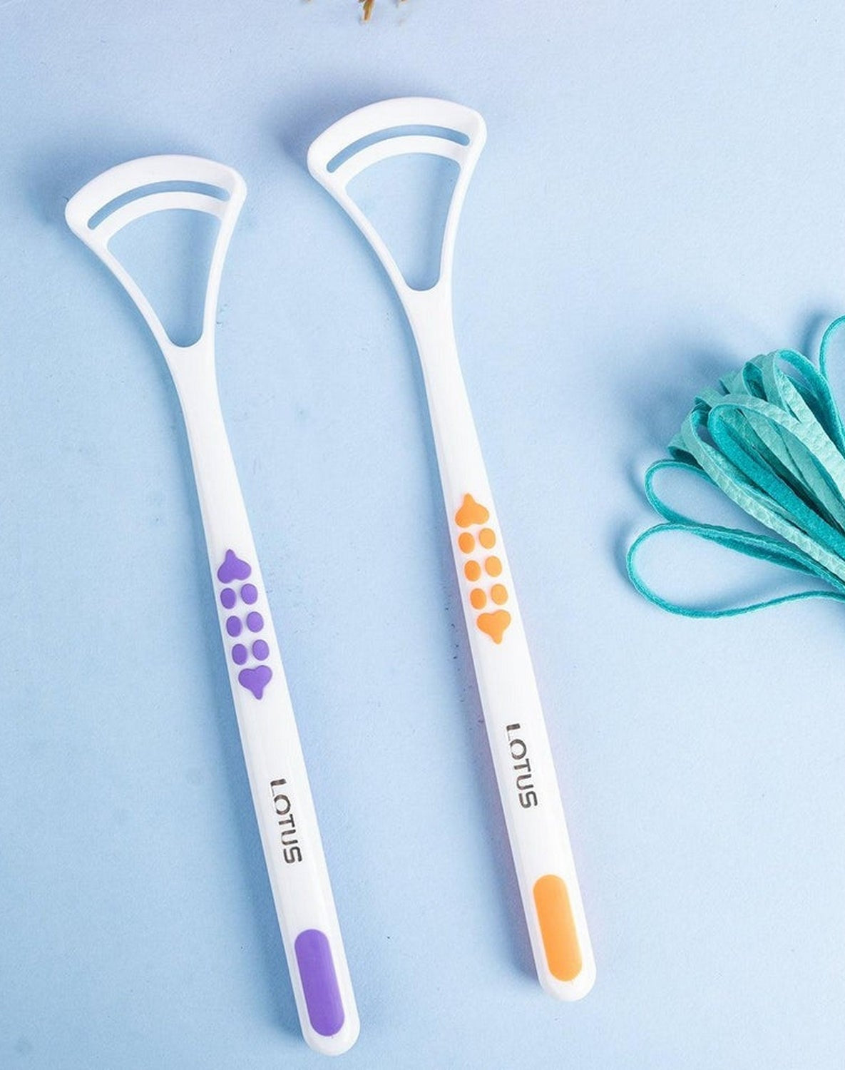 1 Piece Tongue Scraper | Tongue Cleaner | Double Head Tongue Cleaner